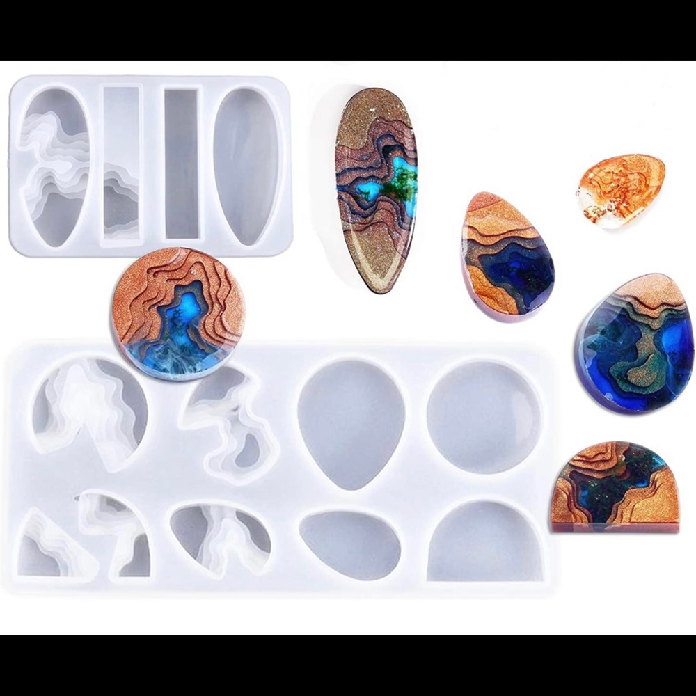 COPY - Silicone Epoxy Resin Island Molds